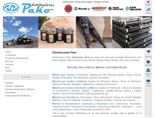 Tablet Screenshot of distribucionespako.com